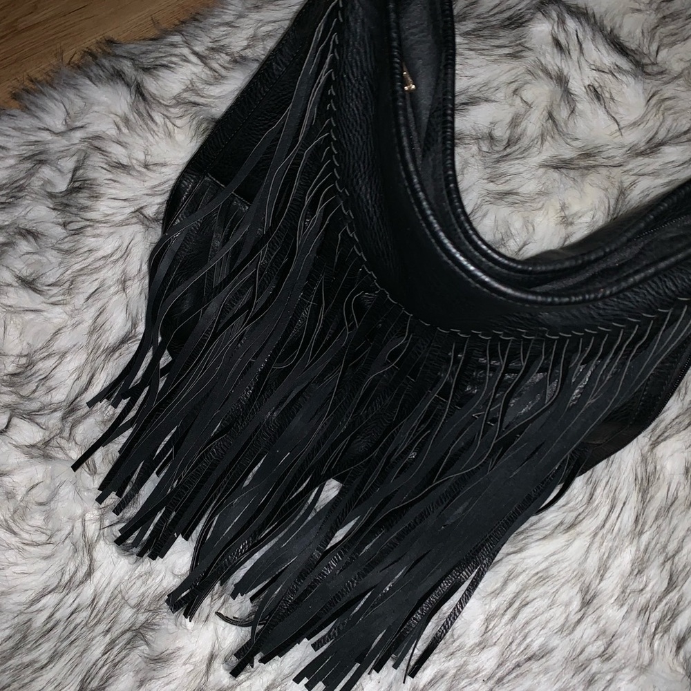 ***SOLD*** Bohemian fringe hobo handbag
